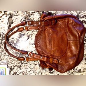 B. Makowsky Leather handbag.